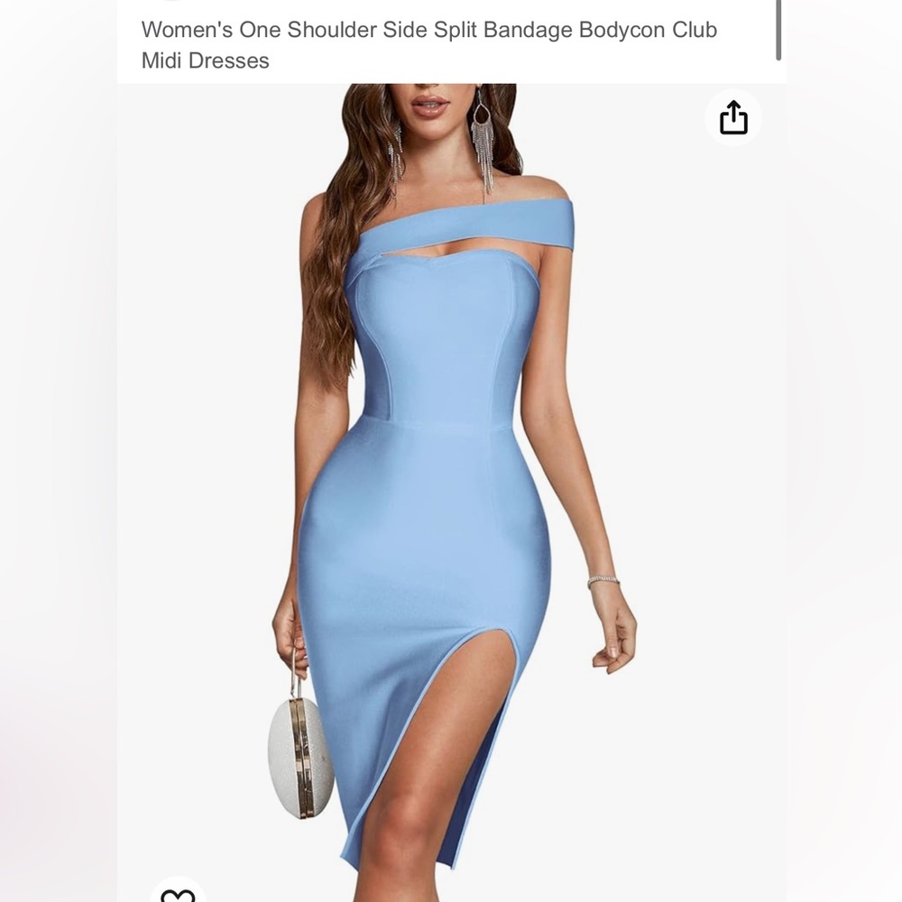COPY - Blue bandage dress